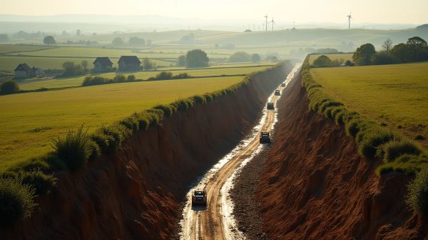 Tranchée et enfouissement de câble dans le Calvados : tout ce qu'il faut savoir